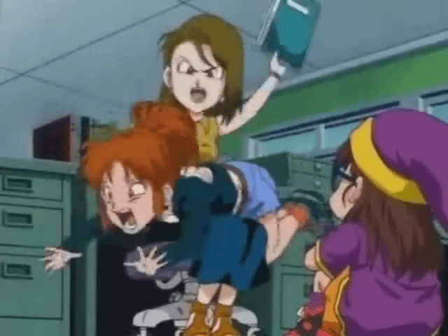 anime spanking scenes Dr. Slump